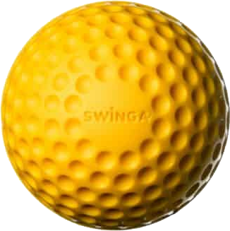 Tilde yellow indoor cricket swing ball
